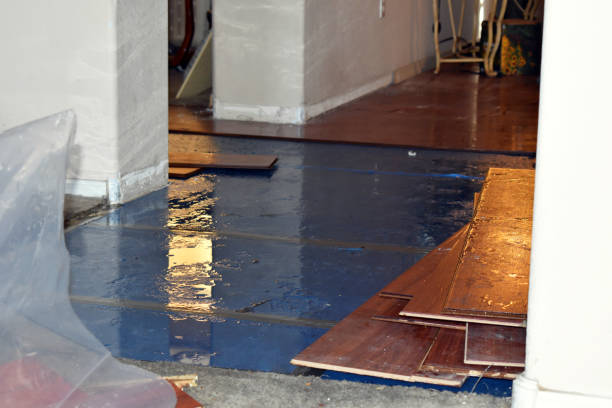 Professional Sewage Cleanup technician working in Centereach, NY